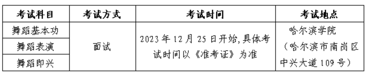 2025年黑龍江藝考時間具體是什么時候?