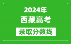 2024西藏高考文科錄取分數線（含一本、二本、專科）